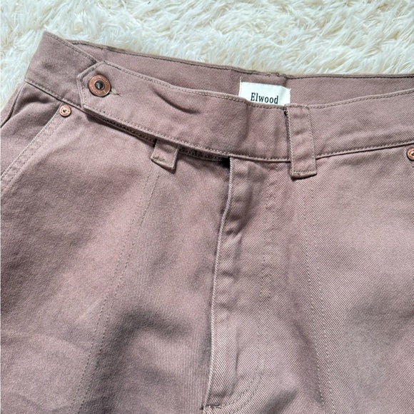 Men's Casual Straight-Leg Work Pants — Dusty Brown - Picture 3 of 5